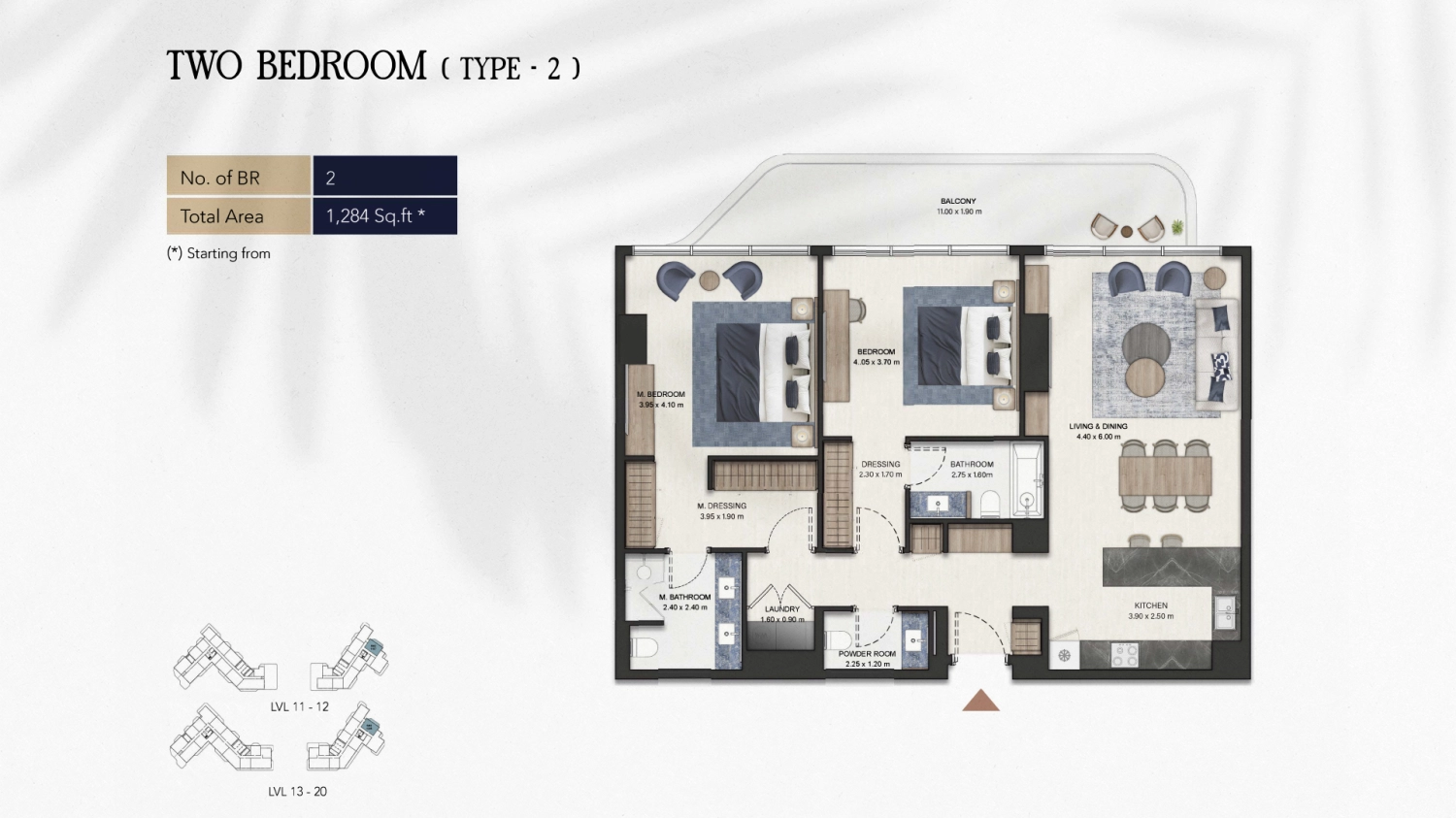 2 BR - Type B